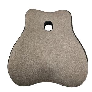 Lumbar support car and office pillow color gray/black